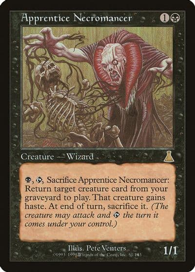 Apprentice Necromancer Urza's Destiny Magic card