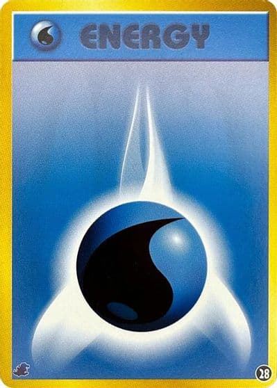 Basic Water Energy - 28 Intro Pack Neo (Totodile) Pokemon card