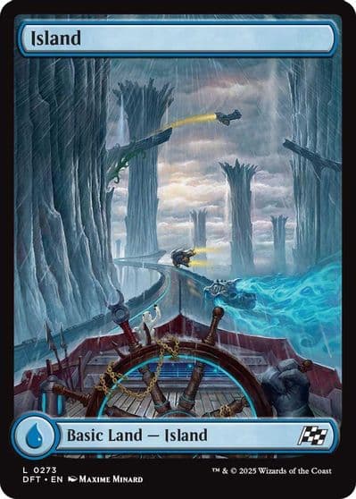 Island 0273 Aetherdrift Magic card