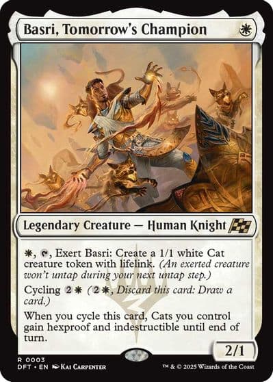 Basri Tomorrows Champion Aetherdrift Magic card