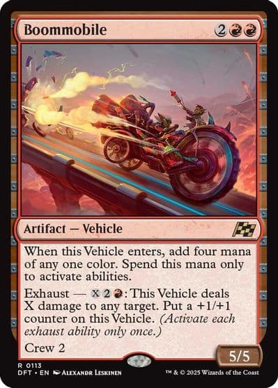 Boommobile Aetherdrift Magic card