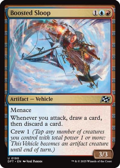 Boosted Sloop Aetherdrift Magic card