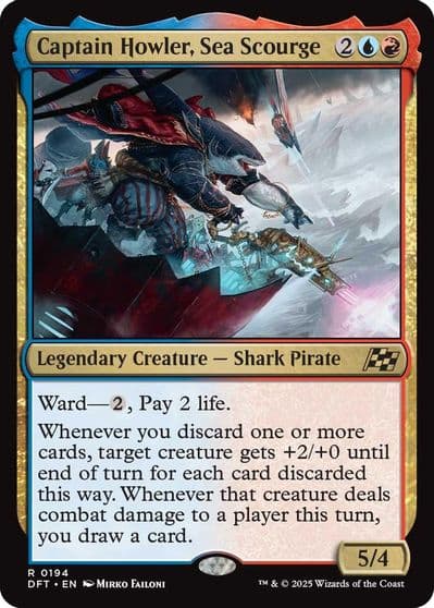 Captain Howler Sea Scourge Aetherdrift Magic card