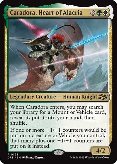 Caradora Heart of Alacria Aetherdrift Magic card