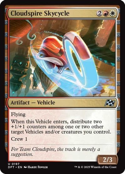 Cloudspire Skycycle Aetherdrift Magic card