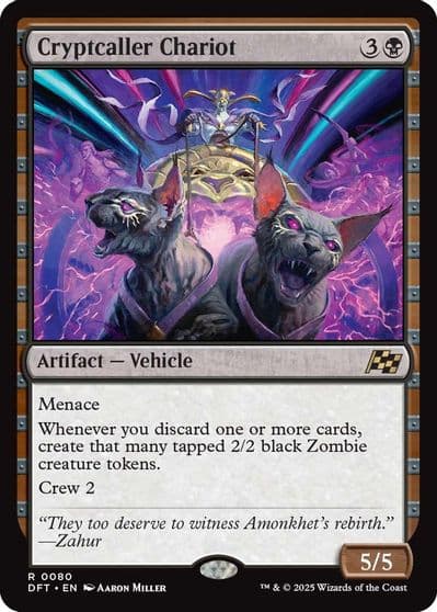 Cryptcaller Chariot Aetherdrift Magic card