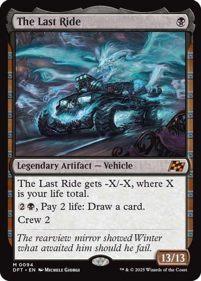 The Last Ride Aetherdrift Magic card