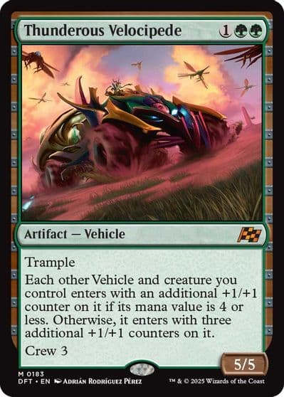 Thunderous Velocipede Aetherdrift Magic card