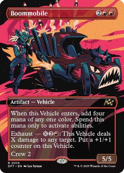 Boommobile Borderless Aetherdrift Magic card