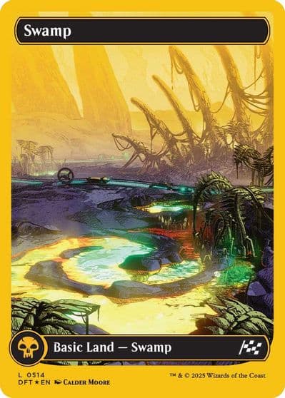 Swamp 0514 First Place Foil Aetherdrift Magic card