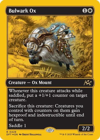 Bulwark Ox First Place Foil Aetherdrift Magic card