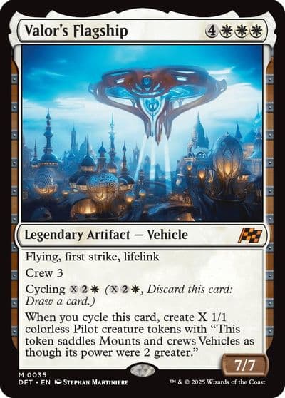 Valors Flagship Aetherdrift Magic card