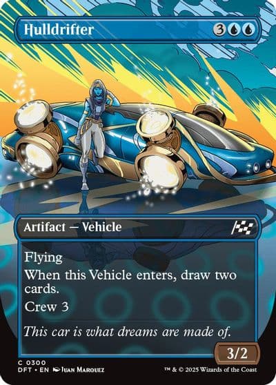 Hulldrifter Borderless Aetherdrift Magic card