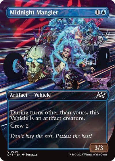 Midnight Mangler Borderless Aetherdrift Magic card