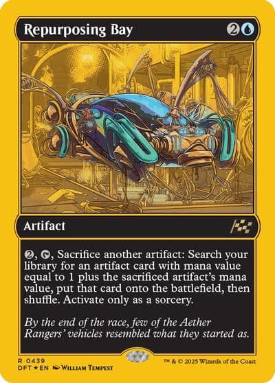 Repurposing Bay First Place Foil Aetherdrift Magic card