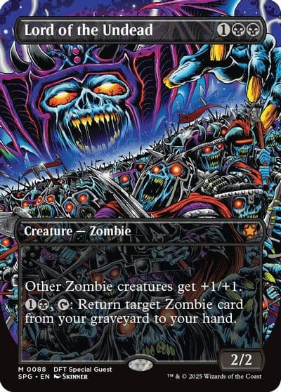 Lord of the Undead Borderless Special Guests Magic card