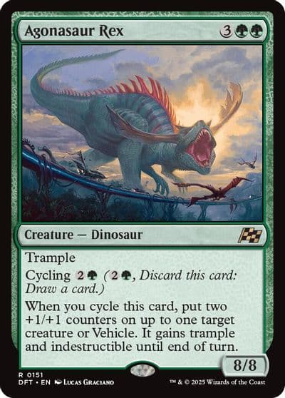 Agonasaur Rex Aetherdrift Magic card