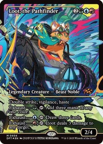 Loot the Pathfinder Showcase Aetherdrift Magic card