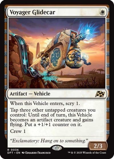 Voyager Glidecar Aetherdrift Magic card