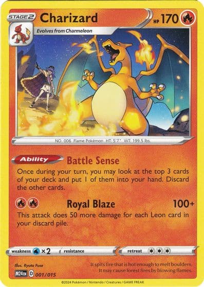 Charizard McDonald's Promos 2024 Pokemon card