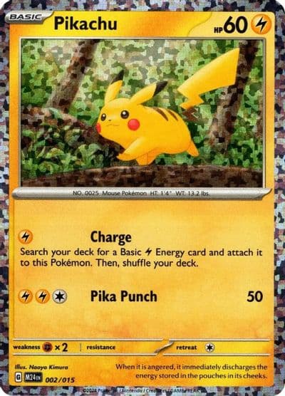Pikachu McDonald's Promos 2024 Pokemon card