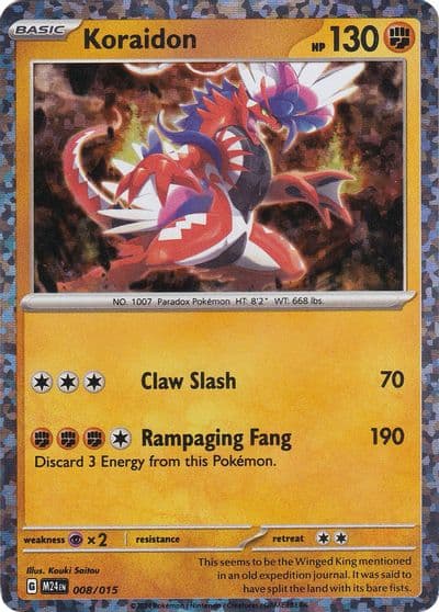 Koraidon McDonald's Promos 2024 Pokemon card
