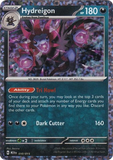 Hydreigon McDonald's Promos 2024 Pokemon card