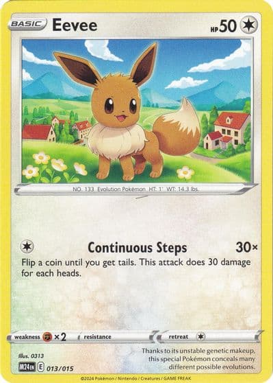 Eevee McDonald's Promos 2024 Pokemon card