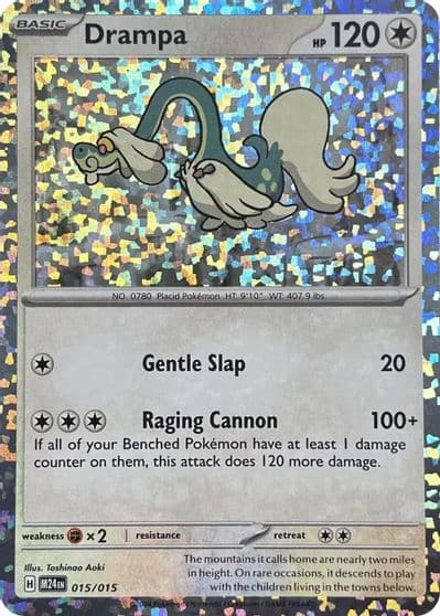 Drampa McDonald's Promos 2024 Pokemon card