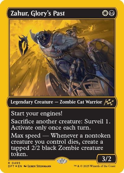Zahur Glorys Past First Place Foil Aetherdrift Magic card