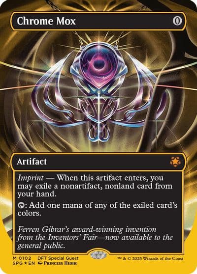 Chrome Mox Borderless First Place Foil Special Guests Magic card
