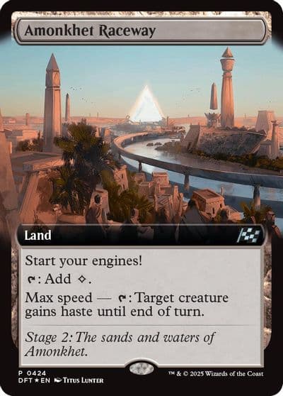 Amonkhet Raceway Extended Art Aetherdrift Magic card