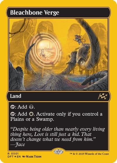 Bleachbone Verge First Place Foil Aetherdrift Magic card