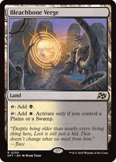Bleachbone Verge Aetherdrift Magic card