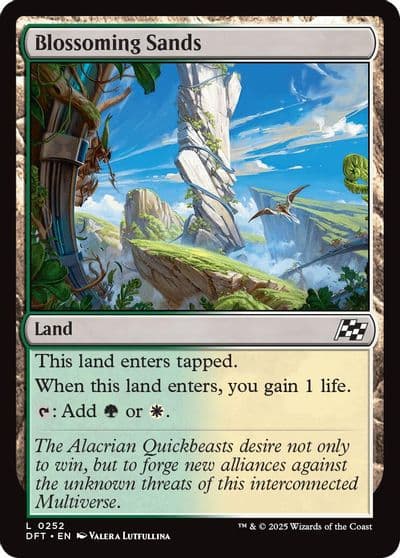 Blossoming Sands Aetherdrift Magic card