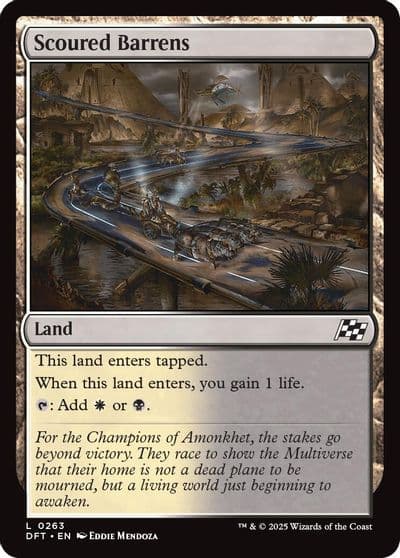 Scoured Barrens Aetherdrift Magic card