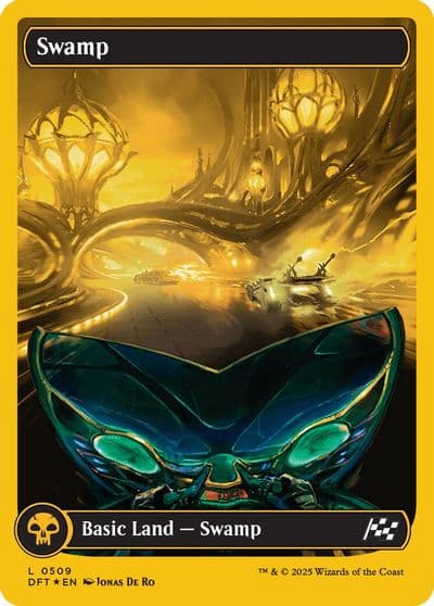 Swamp 0509 First Place Foil Aetherdrift Magic card