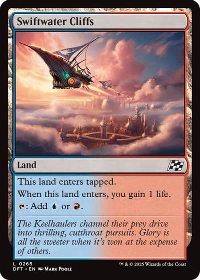 Swiftwater Cliffs Aetherdrift Magic card