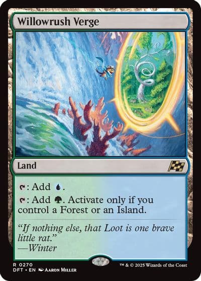 Willowrush Verge Aetherdrift Magic card