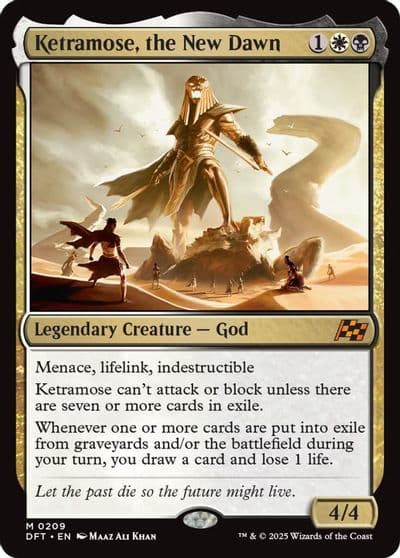 Ketramose the New Dawn Aetherdrift Magic card