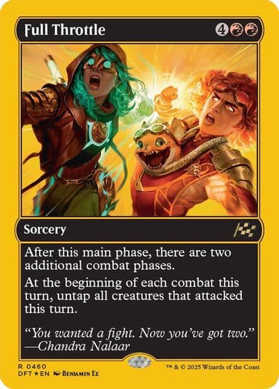 Full Throttle First Place Foil Aetherdrift Magic card