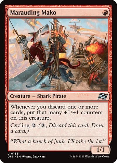 Marauding Mako Aetherdrift Magic card