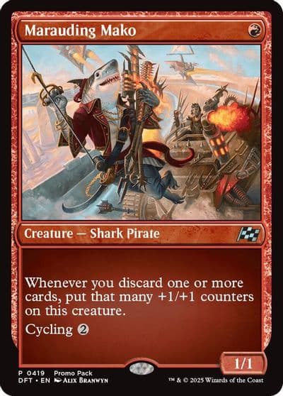 Marauding Mako Promo Pack: Aetherdrift Magic card