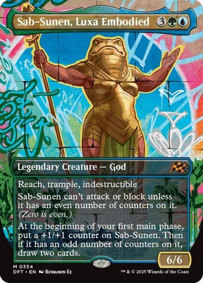 Sab Sunen Luxa Embodied Borderless Aetherdrift Magic card