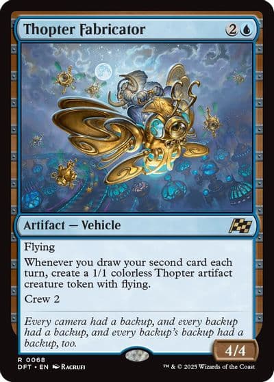 Thopter Fabricator Aetherdrift Magic card