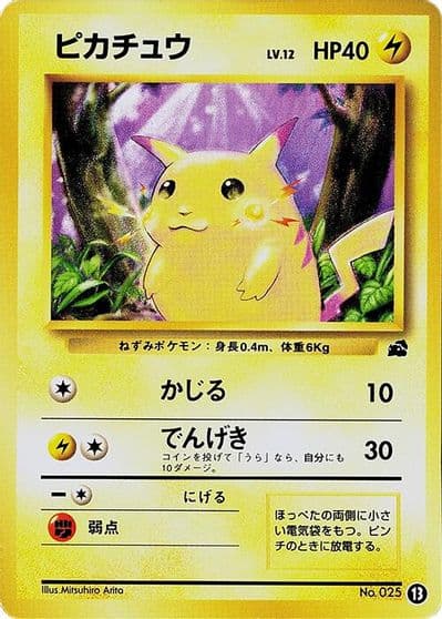 Pikachu - 13 Intro Pack (Bulbasaur) Pokemon card