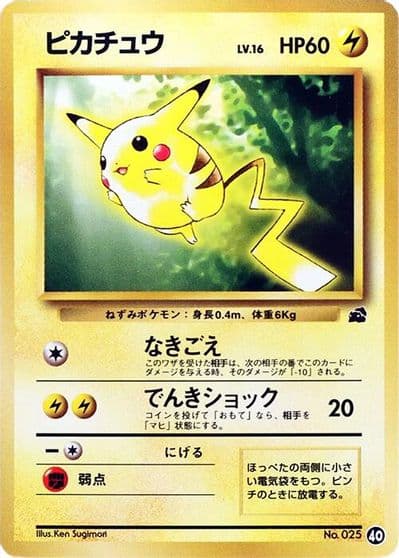 Pikachu - 40 Intro Pack (Bulbasaur) Pokemon card