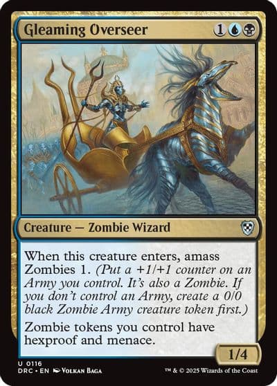 Gleaming Overseer Commander: Aetherdrift Magic card