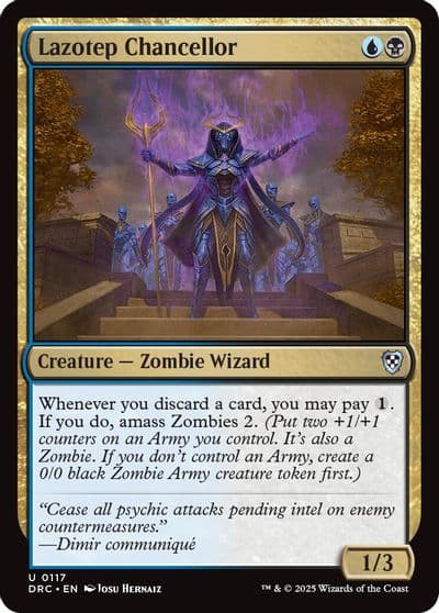 Lazotep Chancellor Commander: Aetherdrift Magic card