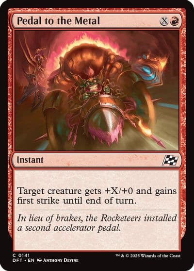 Pedal to the Metal Aetherdrift Magic card